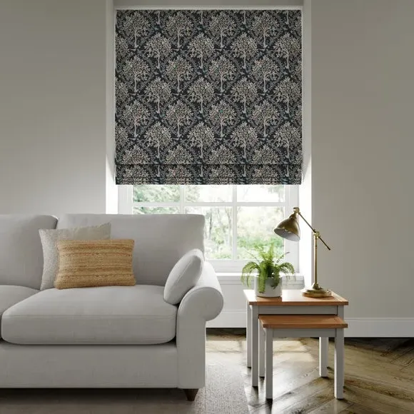 Made to Measure Roman Blind - Ink, Jacquard image