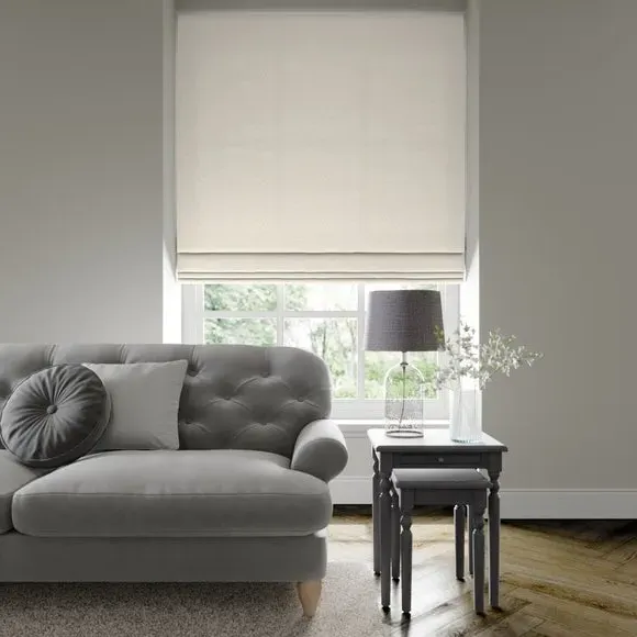 Made to Measure Roman Blind - Ivory