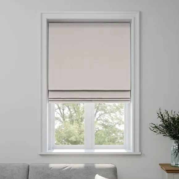 Made to Measure Roman Blind - Ivory, Jacquard