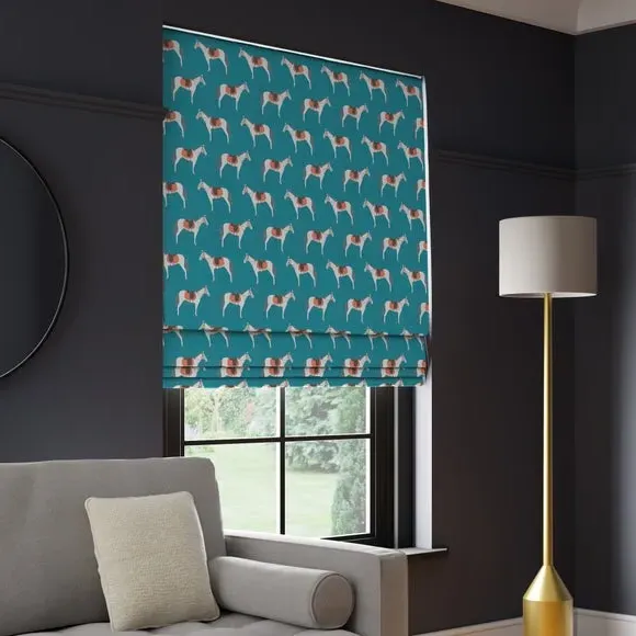 Made to Measure Roman Blind - Jade, Cotton
