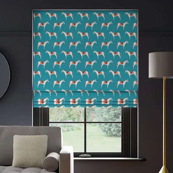 Made to Measure Roman Blind - Jade, Cotton image