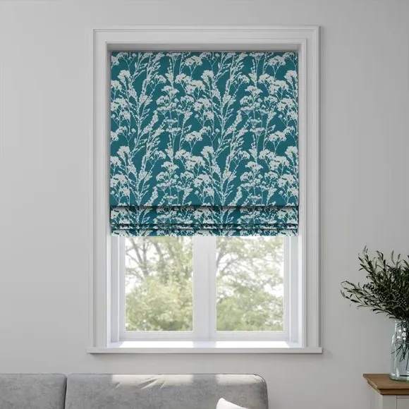 Made to Measure Roman Blind - Kingfisher, Cotton