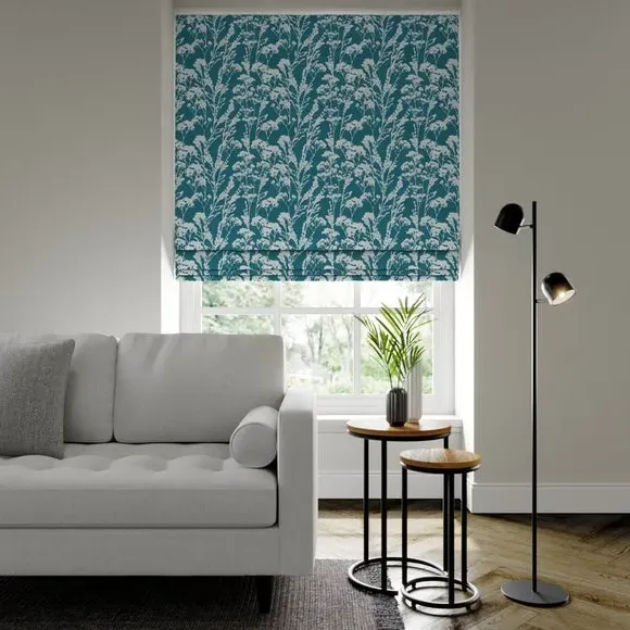 Made to Measure Roman Blind - Kingfisher, Cotton