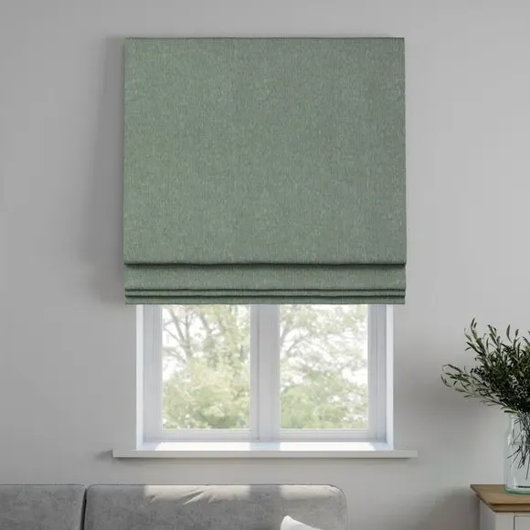 Made to Measure Roman Blind - Kingfisher, Polycotton