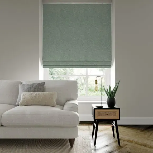 Made to Measure Roman Blind - Kingfisher, Polycotton