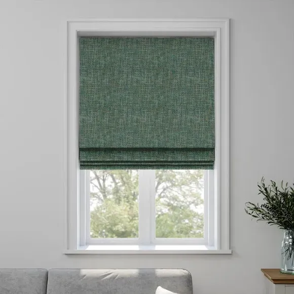 Made to Measure Roman Blind - Kingfisher, Recycled
