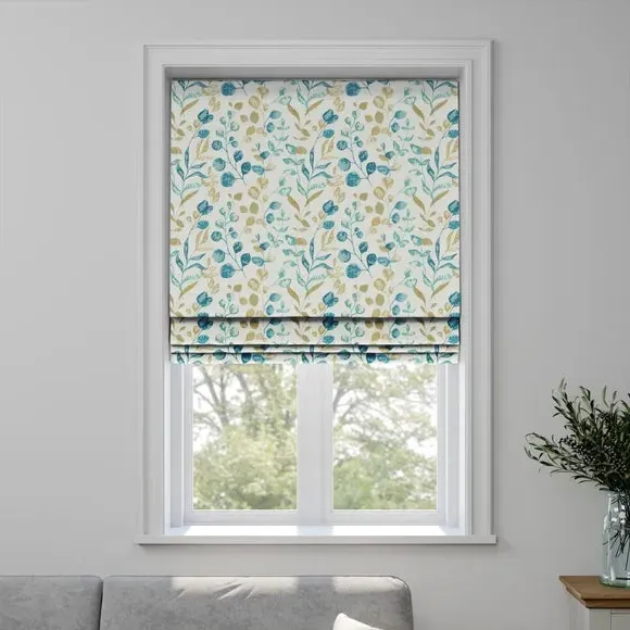 Made to Measure Roman Blind - Lagoon, Polyester