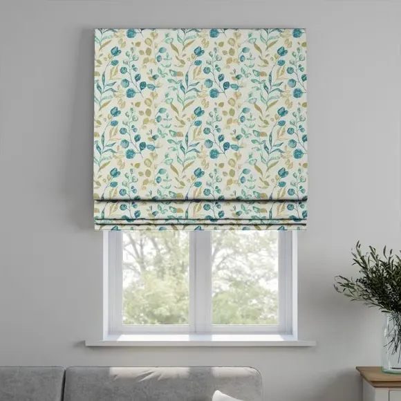 Made to Measure Roman Blind - Lagoon, Polyester