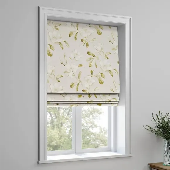 Made to Measure Roman Blind - Linen, Floral