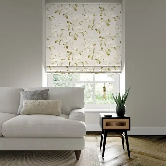 Made to Measure Roman Blind - Linen, Floral