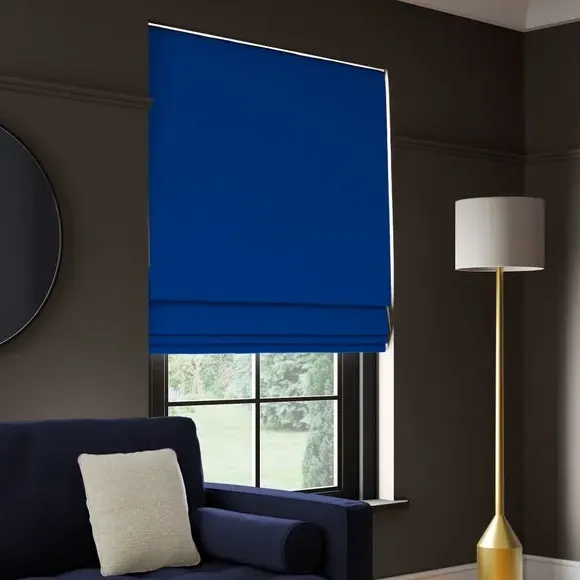 Made to Measure Roman Blind - Midnight, Cotton