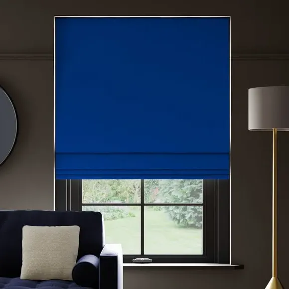 Made to Measure Roman Blind - Midnight, Cotton