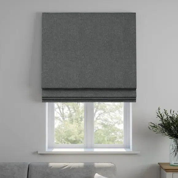 Made to Measure Roman Blind - Midnight, Polycotton