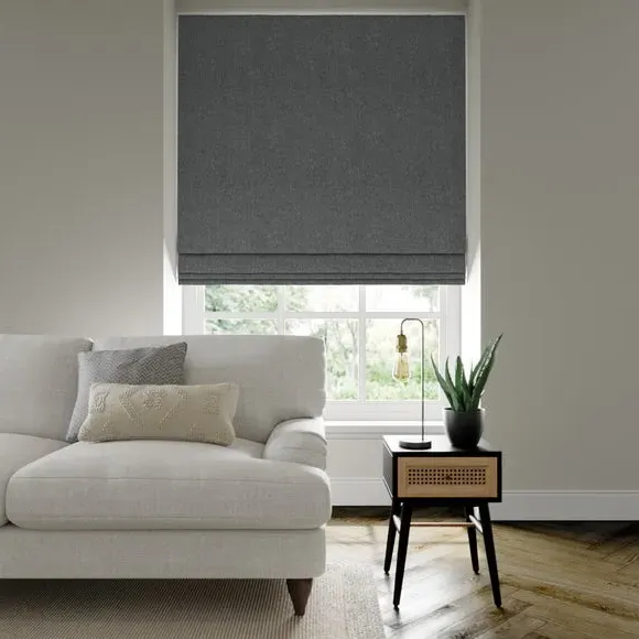 Made to Measure Roman Blind - Midnight, Polycotton