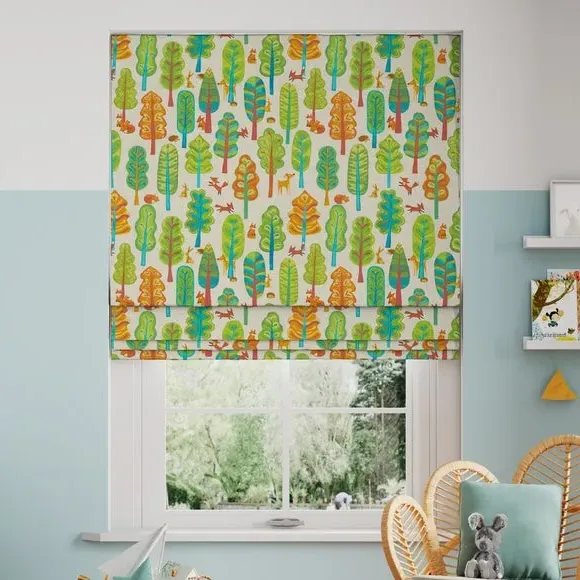 Made to Measure Roman Blind - Multi, Cotton image