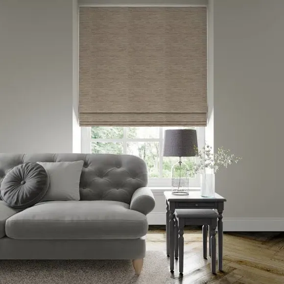 Made to Measure Roman Blind - Mushroom, Fabric