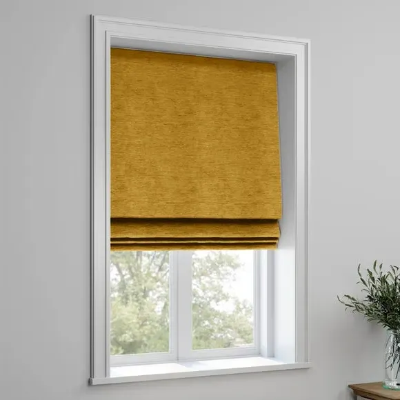Made to Measure Roman Blind - Mustard