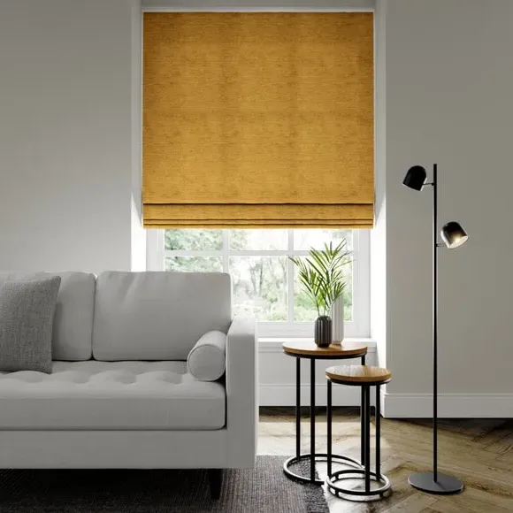 Made to Measure Roman Blind - Mustard