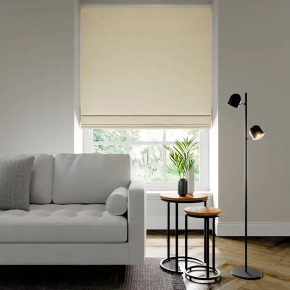 Made to Measure Roman Blind - Natural, Cotton