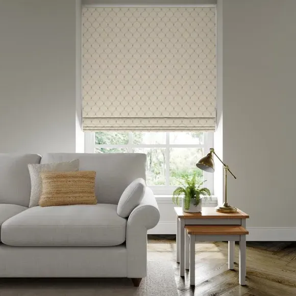 Made to Measure Roman Blind - Natural, Polycotton image