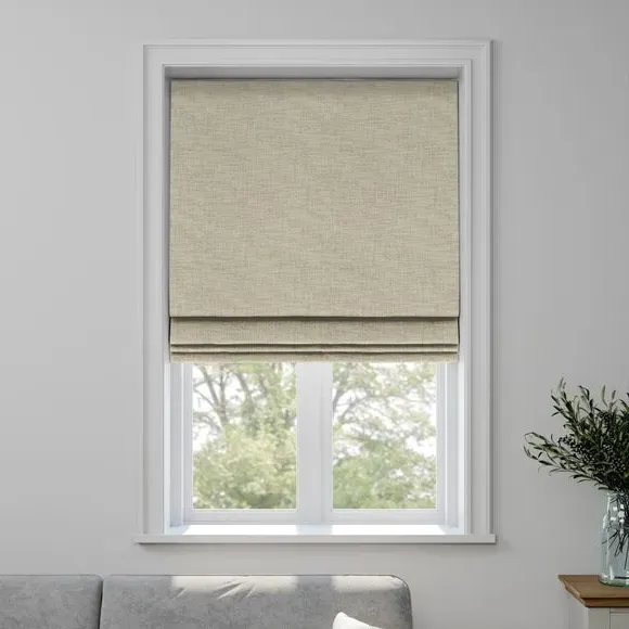 Made to Measure Roman Blind - Natural, Recycled