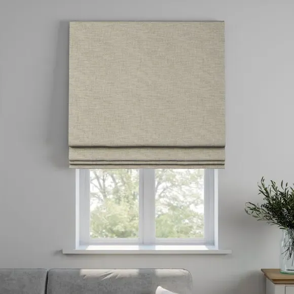Made to Measure Roman Blind - Natural, Recycled