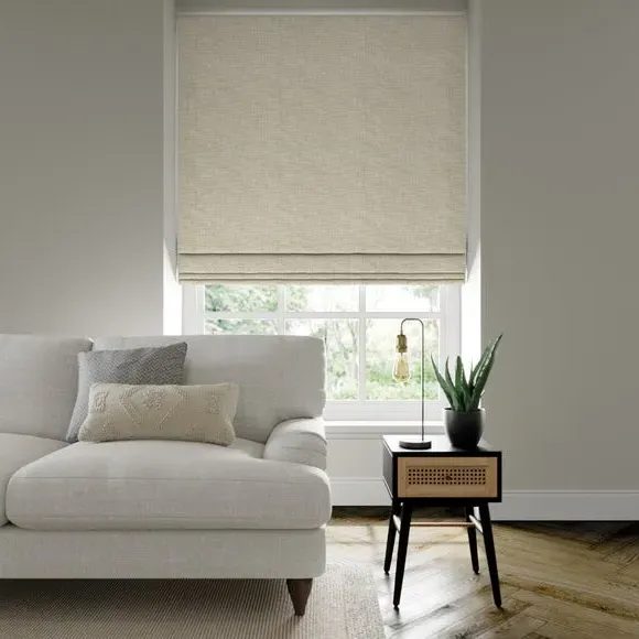 Made to Measure Roman Blind - Natural, Recycled