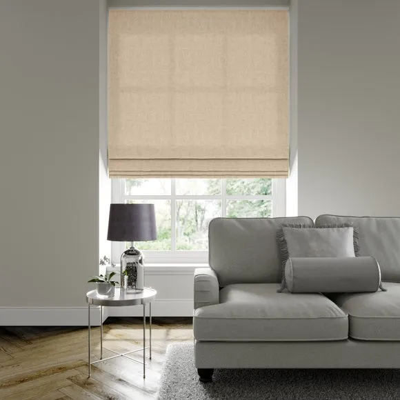 Made to Measure Roman Blind - Natural, Velvet