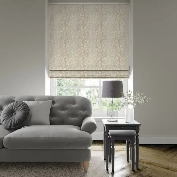 Made to Measure Roman Blind - Natural, Woven image