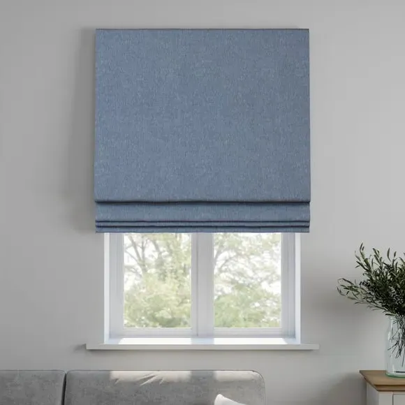 Made to Measure Roman Blind - Ocean, Polycotton