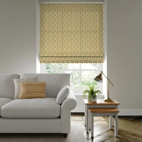 Made to Measure Roman Blind - Ochre