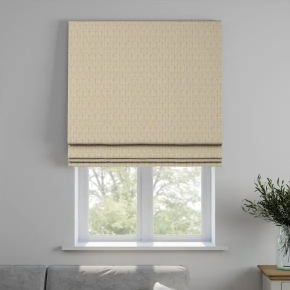 Made to Measure Roman Blind - Ochre, Fire Retardant