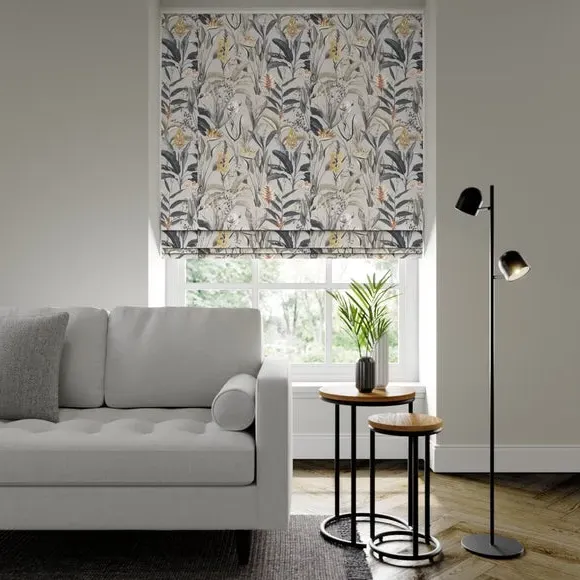 Made to Measure Roman Blind - Ochre, Fire Retardant