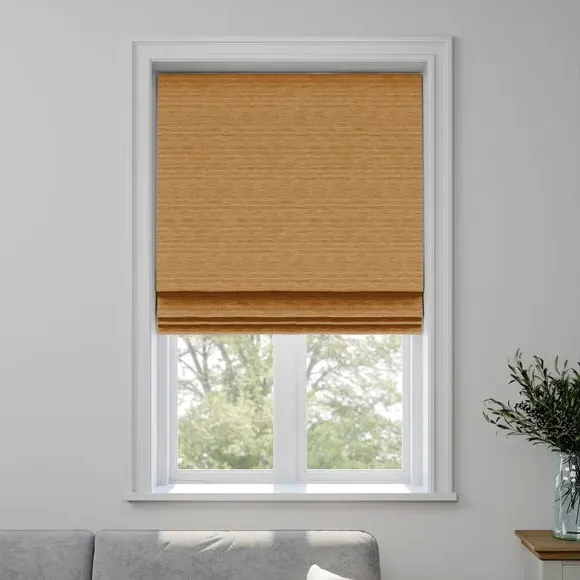 Made to Measure Roman Blind - Ochre, Polyester