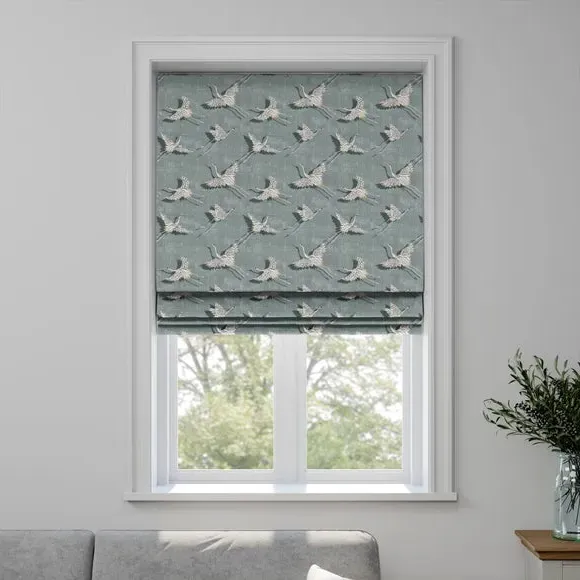 Made to Measure Roman Blind - Olive, Printed