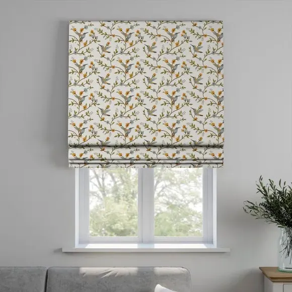 Made to Measure Roman Blind - Orange, Polycotton