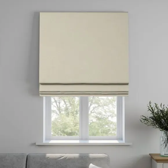 Made to Measure Roman Blind - Oyster, Polycotton