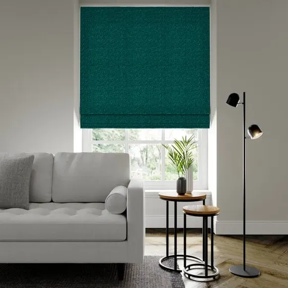 Made to Measure Roman Blind - Peacock, Chenille