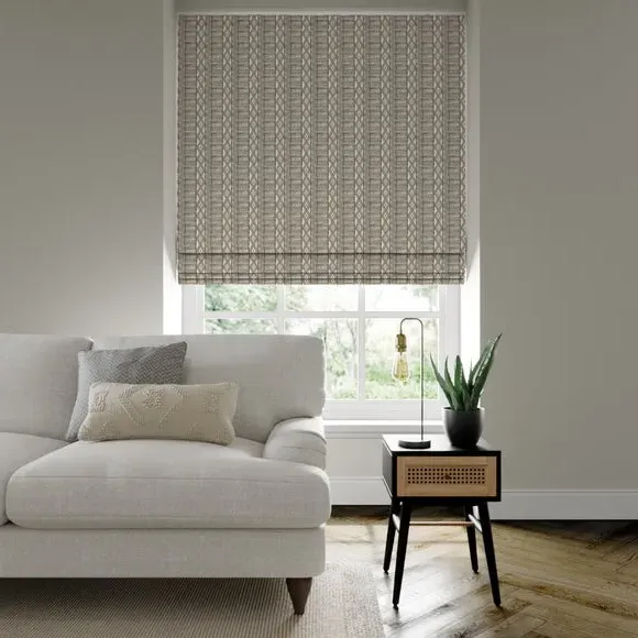 Made to Measure Roman Blind - Pebble, Cotton Linen