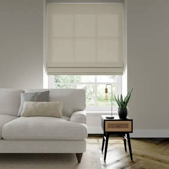 Made to Measure Roman Blind - Pebble, Cotton