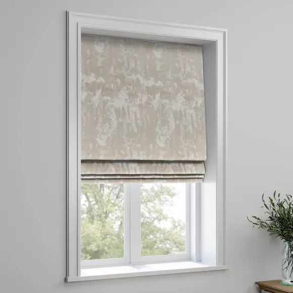 Made to Measure Roman Blind - Pebble, Woven