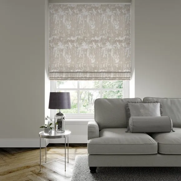 Made to Measure Roman Blind - Pebble, Woven