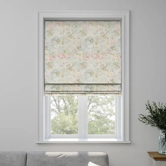 Made to Measure Roman Blind - Pink, Cotton