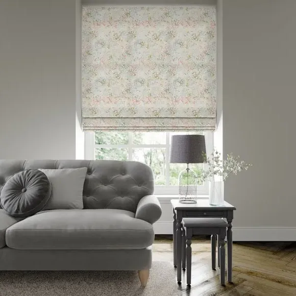 Made to Measure Roman Blind - Pink, Cotton image
