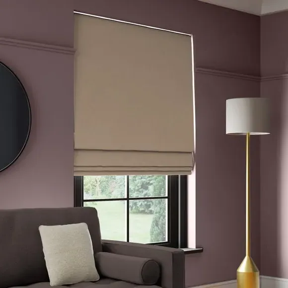Made to Measure Roman Blind - Putty, Cotton