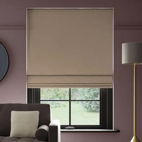 Made to Measure Roman Blind - Putty, Cotton