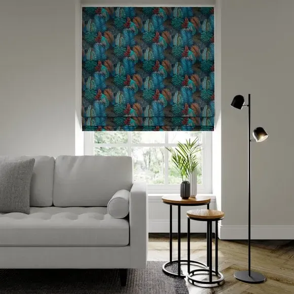 Made to Measure Roman Blind - Rainforest Teal image