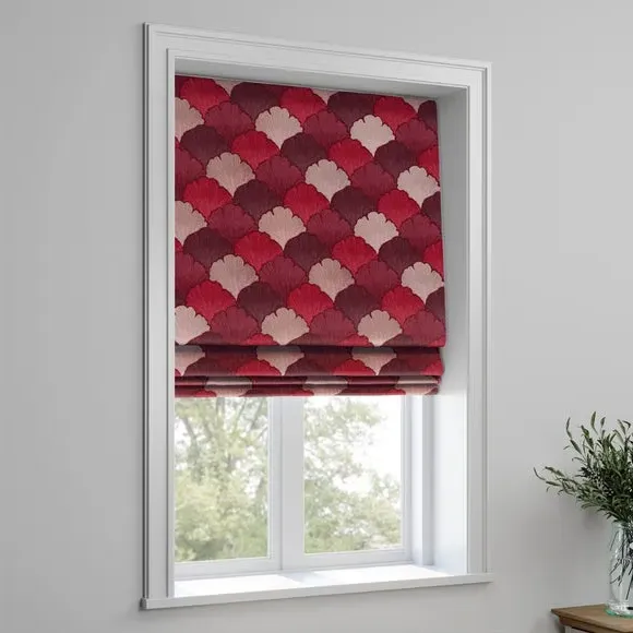 Made to Measure Roman Blind - Red, Fabric