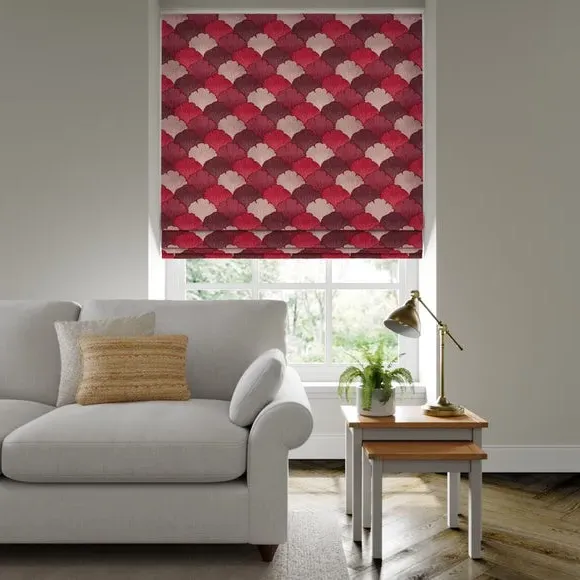 Made to Measure Roman Blind - Red, Fabric