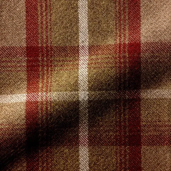 Made to Measure Roman Blind - Rust Check